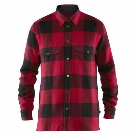 Fjällräven Men Abisko Shirts Red PH135252 Philippines